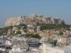View from Hotel Astor in Athens