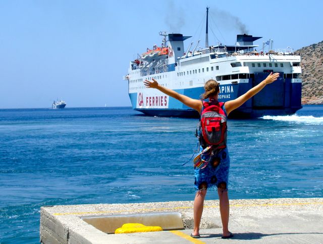 Greek ferry boat