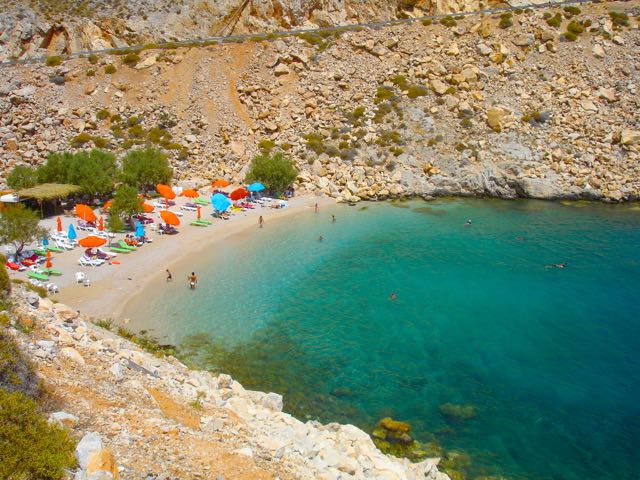 glaroi beach, chios, greece
