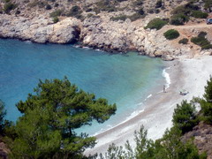 beach, chios, greece