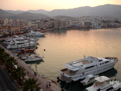 Chios town from the Chandris Hotel