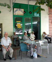 cafeneon near Plastiras square in Chios town