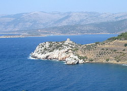 mesta, chios, watchtower