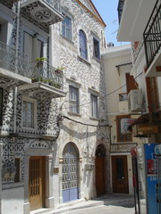 Christopher Columbus house in Pirgi, Chios, Greece