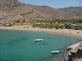 Greek islands: Kea, Pisses beach