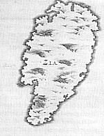 Historical map of kea
