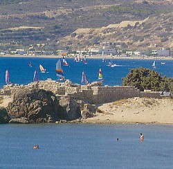 Beach town of Kefalos in Kos