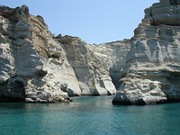 Milos: Kleftiko rock formation