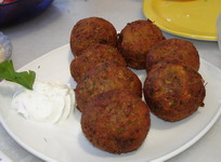 Milos, Greece: Tomato-balls