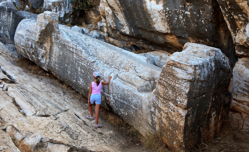 Unfinished Kouros of Naxos