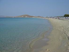Agios Prokopis beach in Naxos