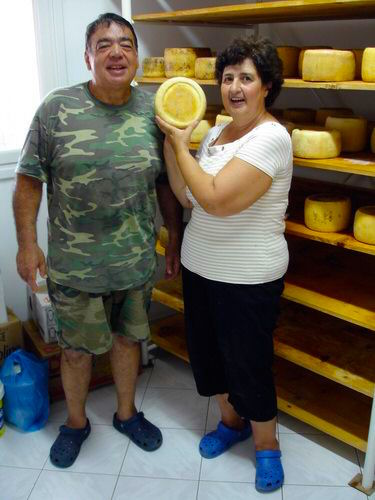 Rita Paraskevopoulou and husband, Serifos, Greece