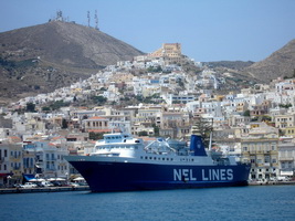 NEL ferry, hermoupolis, syros, greece