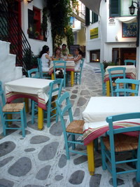 Restaurant, Tinos, Greece