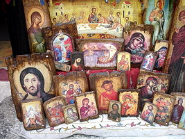 Tinos, Greece, religious souvenirs 