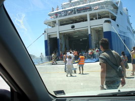 Ferry, Tinos, Greece
