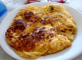 Tinos Omelet from Agios Raphael Taverna