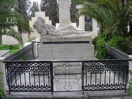 Sleeping Girl by Yianoulis Chelapas iun the 1st Cemetery of Athens