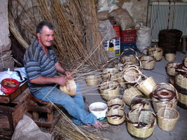 Basketweaver, Volax, Tinos, Greece