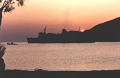 ferry, kamares, sifnos, greece