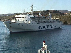 Ferry boats, Sifnos, Greek islands, Greece, flying dolphins