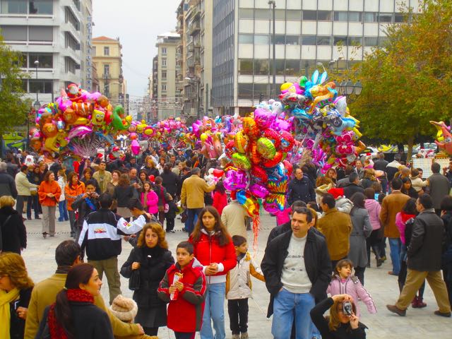 Syntagma Square, Christmas in Athens