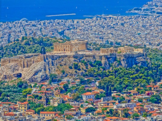 Acropolis from Lykavettos