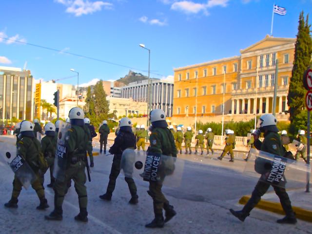 Demonstration in Athens