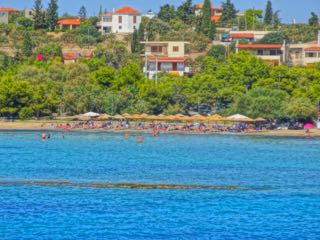Aegina town beach