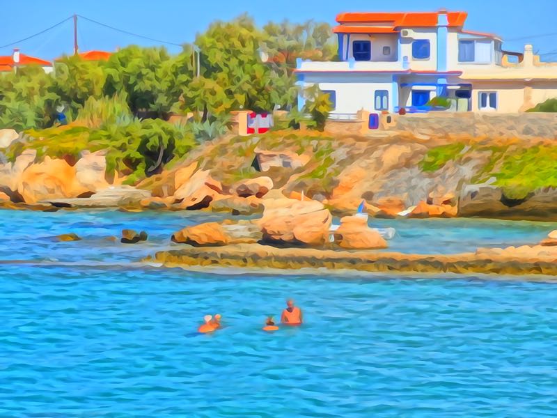 Aegina Sea Painting