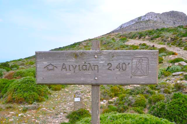 hiking trails in amorgos