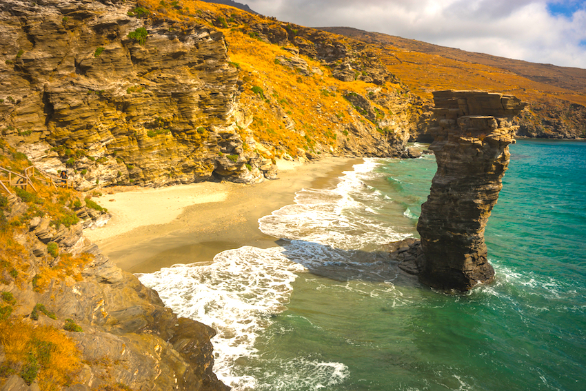 Grias Pidima Beach, Andros