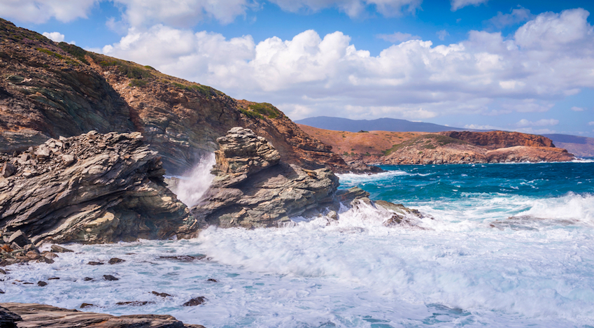 Meltemi, Andros