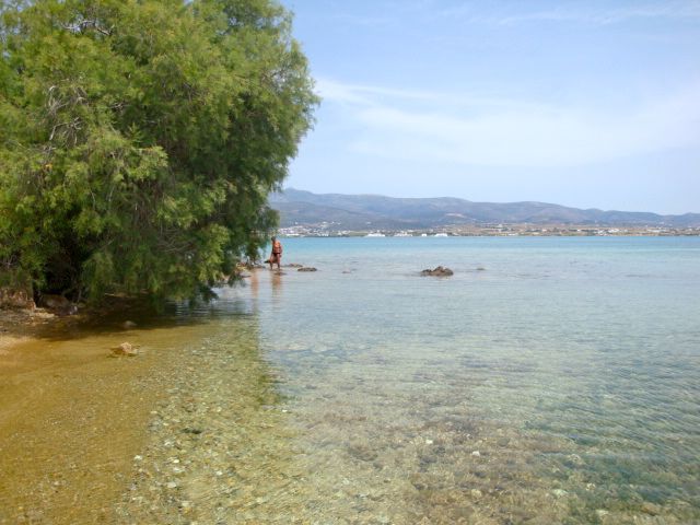 Beach in Antiparos, Greece