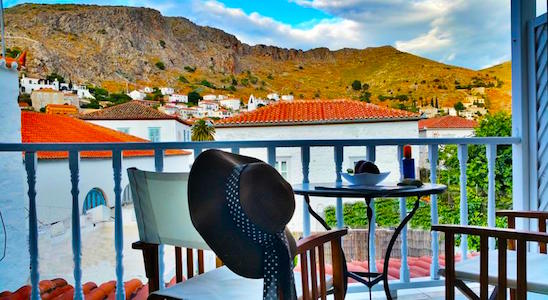 View from Hydra Kirki Hotel