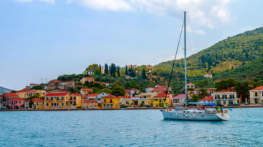 Charter sailboat, Ithaki