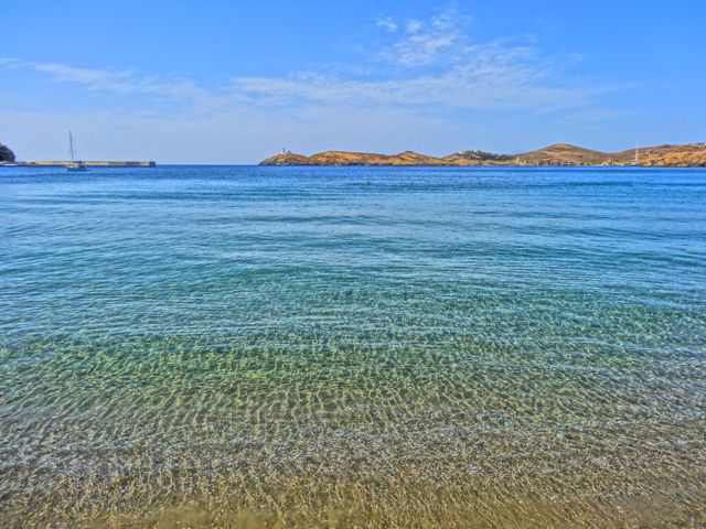 Beach at Korissia, Kea