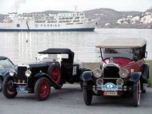 antique auto show, Kea, Greece