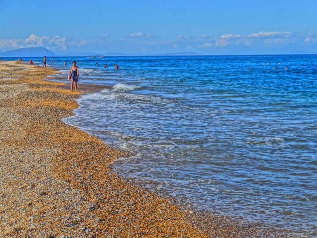 Beach at Skala, Kefalonia