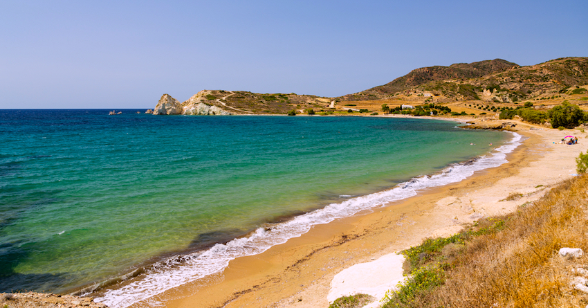 Mavrospilia Beach, Kimolos