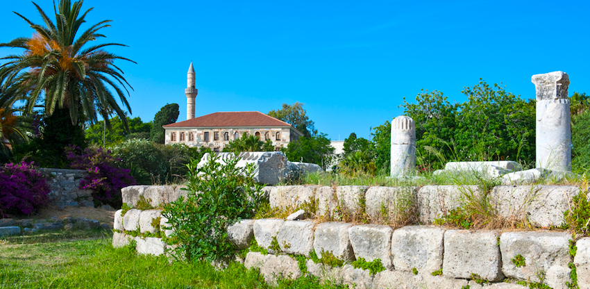 Kos runis and minaret