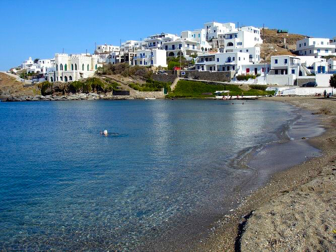 loutra, kythnos, greece