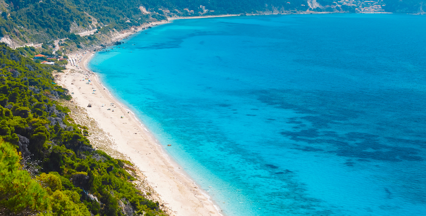 Pefkoulia Beach, Lefkada