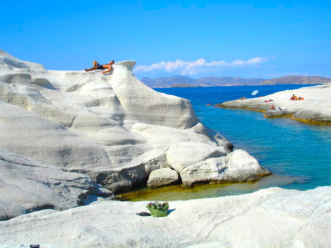 Sarakiniko Beach Milos