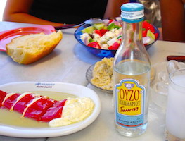 Ouzo and Meze in Milos