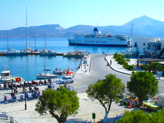 Greece: Milos harbor