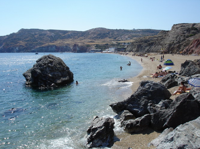 Beach at Paliohora, Milos