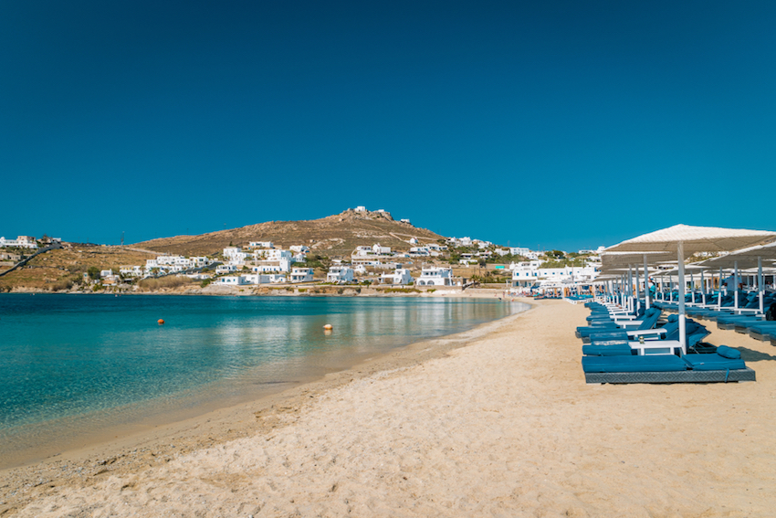 Ornos Beach Mykonos