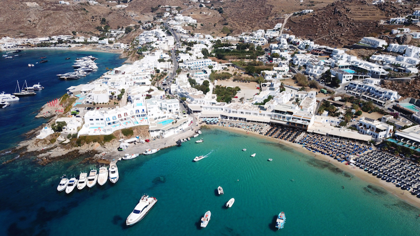 Platiyialos Beach, Mykonos