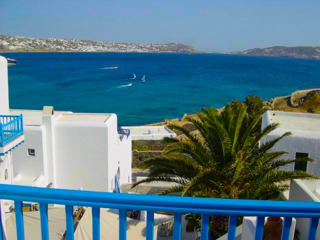 View from Princess of Mykonos Hotel